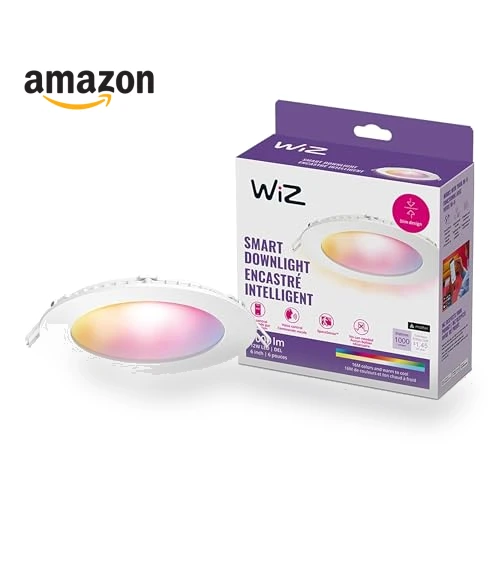 6-inch Slim Color Downlight — Smart Motion Sensors, WiZ Connected