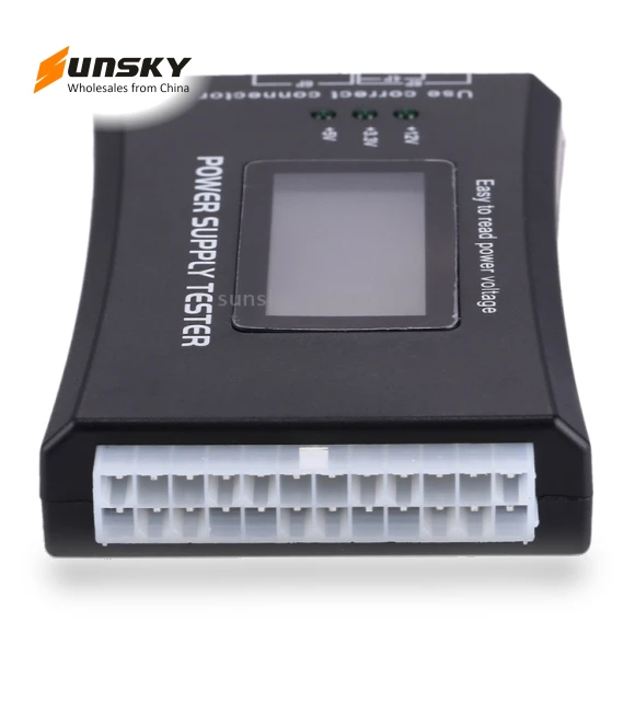Digital LCD Display PC Computer Power Supply Tester — Battery Testing Tools
