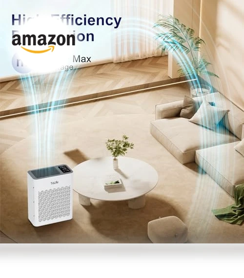 Powerful Air Purifier for Home Large Room — HEPA Air Purifiers, ToLife