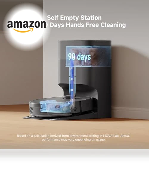 Robot Vacuum with Self-Empty Dock — Smart Cleaning Robots, MOVA