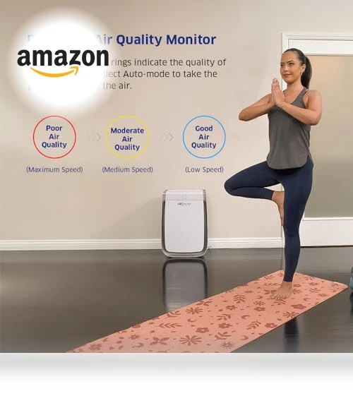 Smart Air Purifier for Living Rooms & Bedrooms — HEPA Air Purifiers, AirDoctor