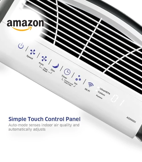 Smart Air Purifier for Living Rooms & Bedrooms — HEPA Air Purifiers, AirDoctor