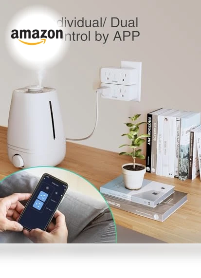 Smart Plug Outlet Extender — Multi-Outlets, GHome Smart