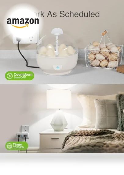 Smart Plug Outlet Extender — Multi-Outlets, GHome Smart