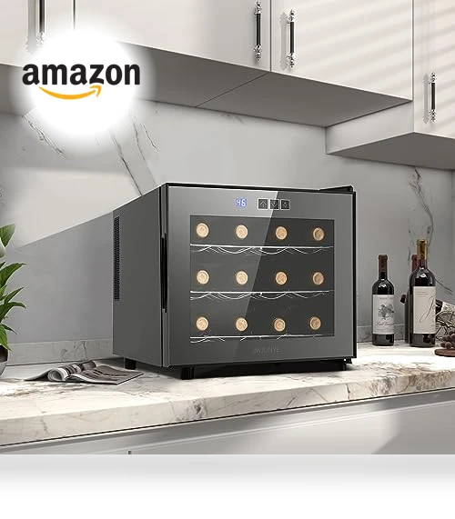 Upgrade 12 Bottle Wine Fridge — Drink Coolers, JINJUNYE