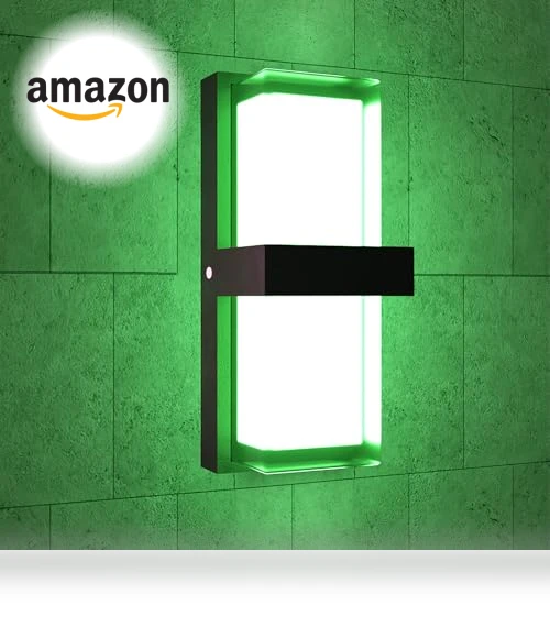 Color Changing LED Outdoor Wall Lights — Garden Illumination, WISELUME