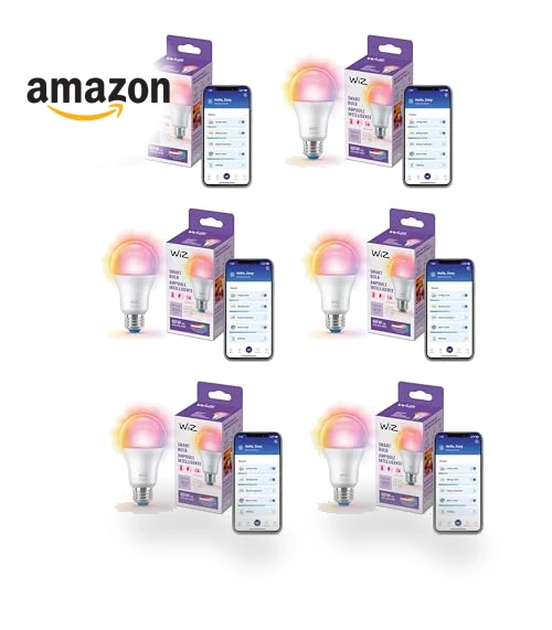 Color LED Smart Bulb - Pack of 6 — LED, WiZ Connected