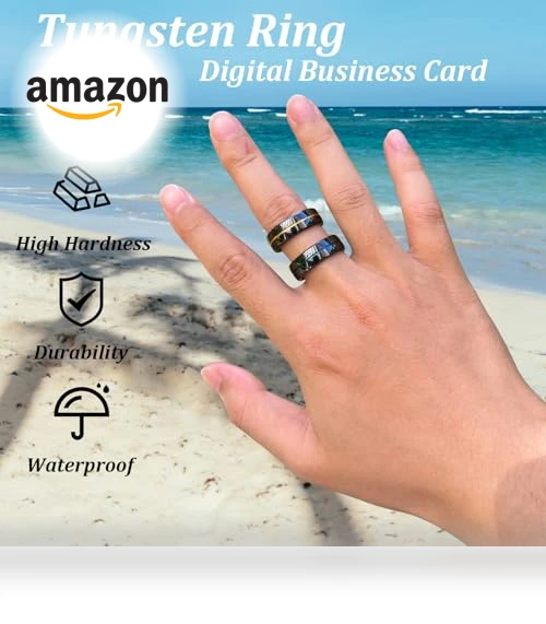Digital Business Card NFC Ring — Smart Rings, itapring