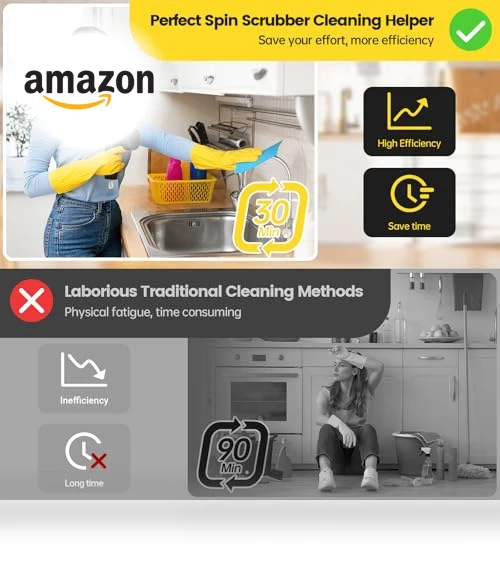 Electric Spin Scrubber — Cordless Vacuums & Sweepers, StarVal