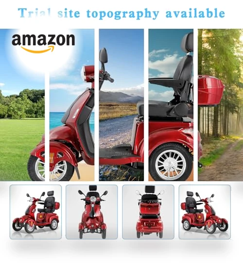 Heavy-Duty 4 Wheel Mobility Scooter — Mobility Scooters, Dvsripa