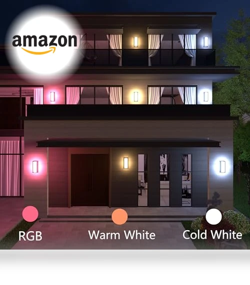LED Smart Outdoor Wall Lights — Garden Illumination, WISELUME
