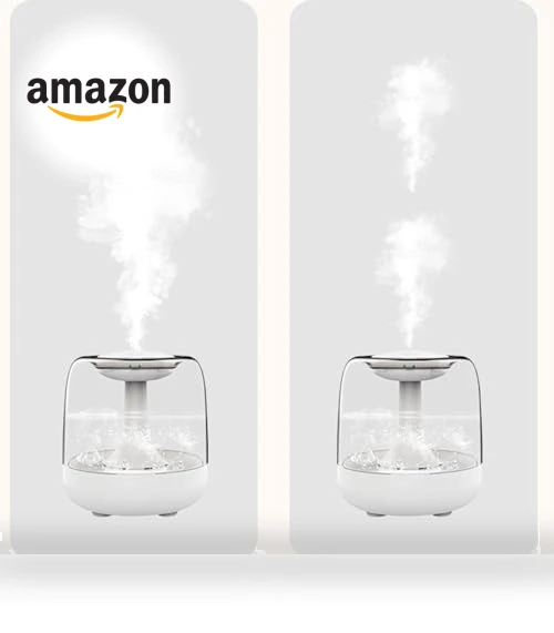 Quiet Bedroom Air Moisturizer Cool Humidifier with 7 Color Lighting — Air Moisturizers, Lupsty