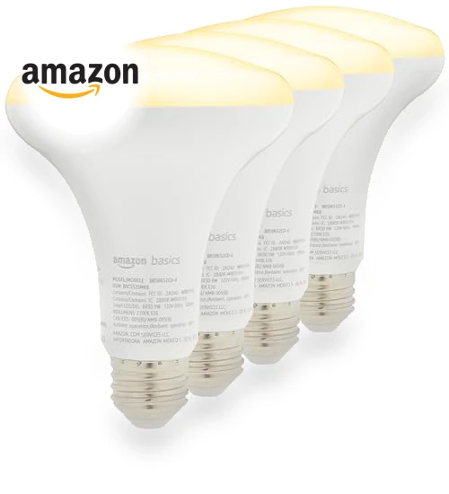 Smart BR30 LED Light Bulb — LED, Amazon Basics