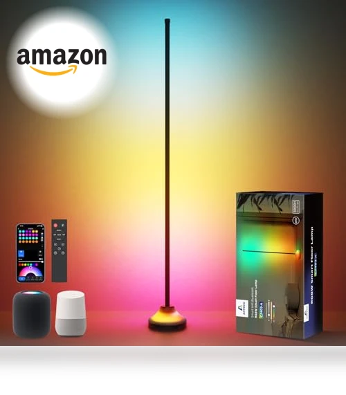 Smart RGB LED Floor Lamp with Music Sync — LED Strips, APPECK