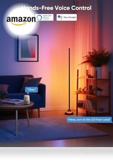Smart RGB LED Floor Lamp with Music Sync — LED Strips, APPECK