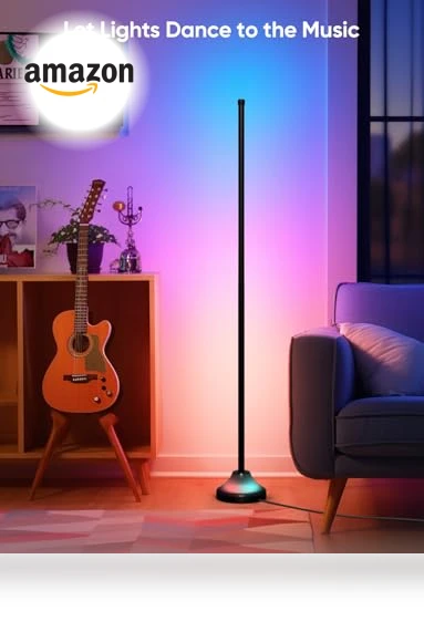 Smart RGB LED Floor Lamp with Music Sync — LED Strips, APPECK