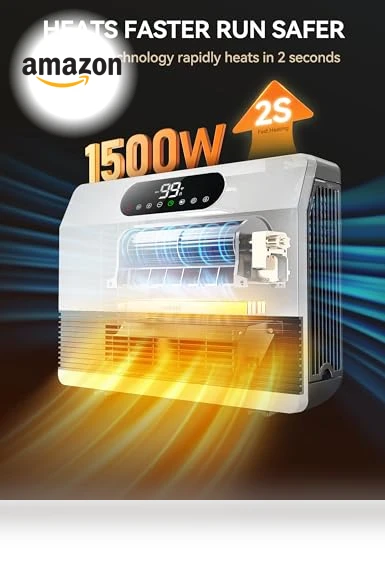Smart Wall Heater — Portable Heating Solutions, GiveBest
