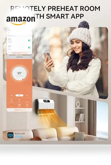 Smart Wall Heater — Portable Heating Solutions, GiveBest