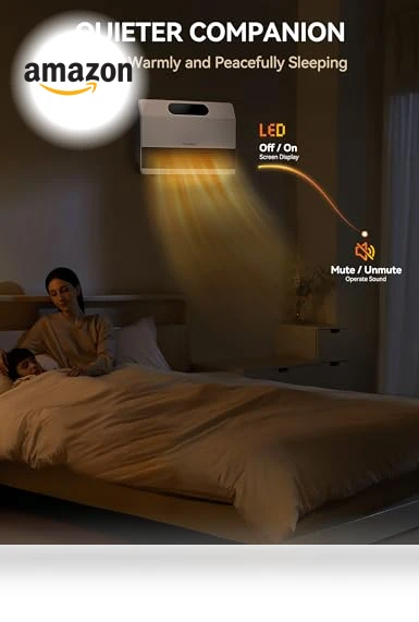 Smart Wall Heater — Portable Heating Solutions, GiveBest