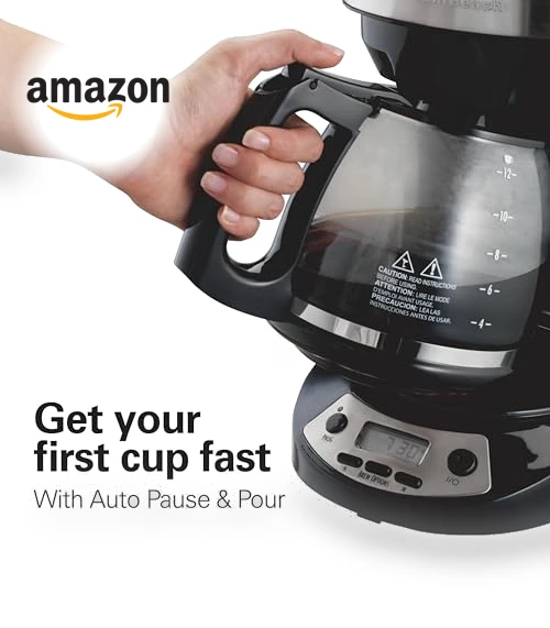 12 Cup Programmable Drip Coffee Maker — Coffee Makers, Hamilton Beach