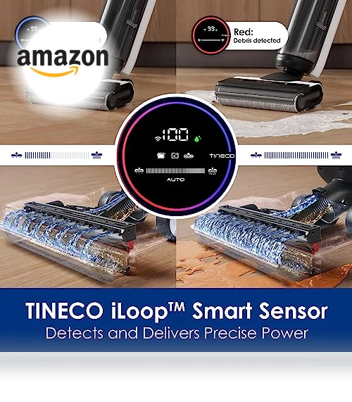Cordless Wet Dry Vacuum Floor Cleaner Washer Mop All-in-One — Smart Cleaning Robots, Tineco