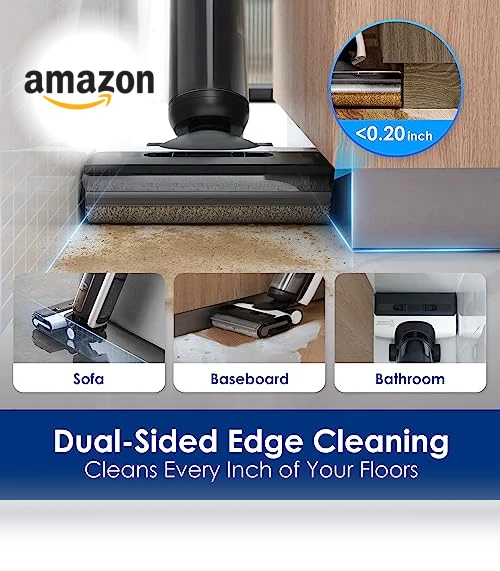 Cordless Wet Dry Vacuum Floor Cleaner Washer Mop All-in-One — Smart Cleaning Robots, Tineco