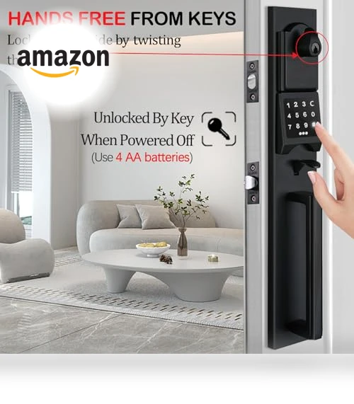 Electronic Smart Handleset with Keypad Lock — Deadbolts, NEWBANG