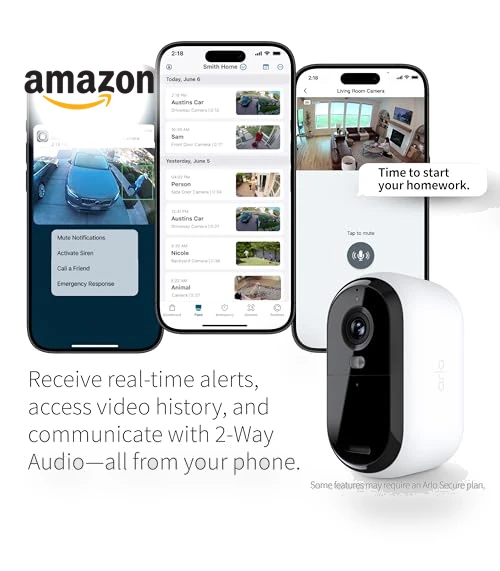 Essential Security Camera 2K — Security Cameras, Arlo