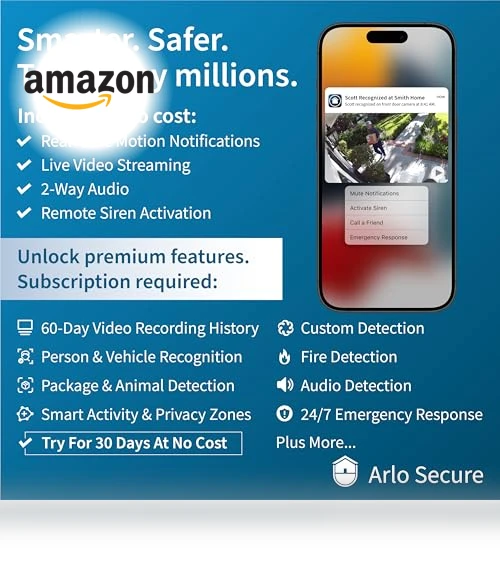 Essential Security Camera 2K — Security Cameras, Arlo