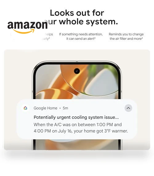 Learning Thermostat with Temperature Sensor — Smart Climate Control, Google