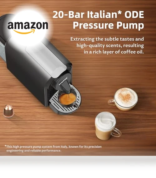 Mini Espresso Machine for Nespresso Original Capsules — Single-Cup Coffee Makers, CHULUX