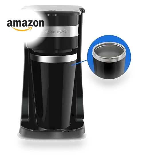 Personal Single-Serve Compact Coffee Maker — Single-Cup Coffee Makers, Elite Gourmet