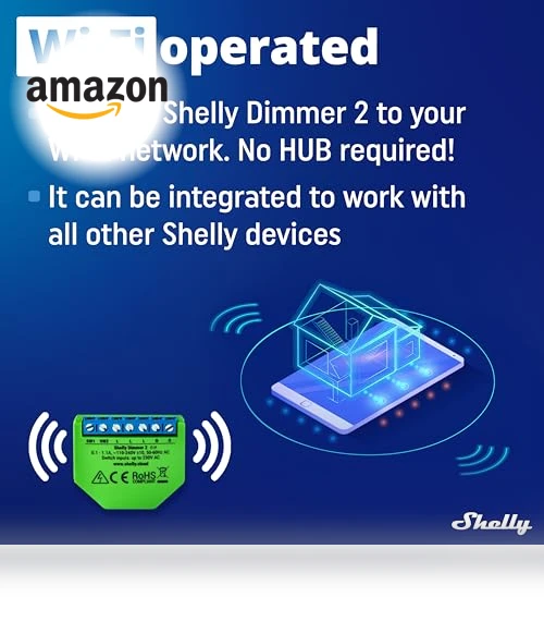WiFi Smart Dimmer Switch — Dimmer Switches, Shelly