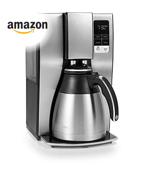 10-Cup Programmable Coffee Maker with Thermal Carafe — Electric Coffee Brewers, Mr. Coffee