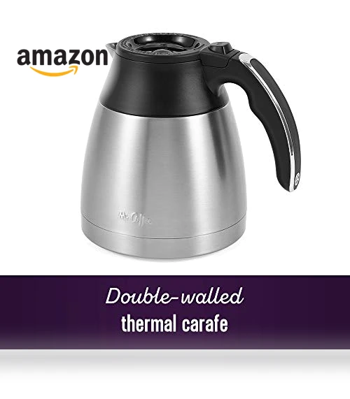 10-Cup Programmable Coffee Maker with Thermal Carafe — Electric Coffee Brewers, Mr. Coffee