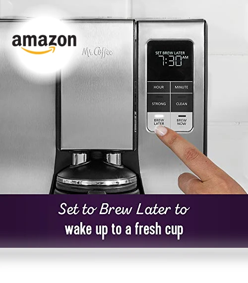 10-Cup Programmable Coffee Maker with Thermal Carafe — Electric Coffee Brewers, Mr. Coffee