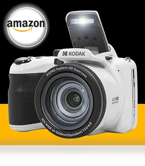 20MP Digital Camera with 42X Optical Zoom — Compact Digital Cameras, KODAK