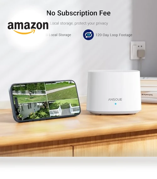 2K Security Cameras Wireless Outdoor — Security Cameras, ANSQUE