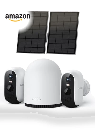 2K Solar Security Cameras Wireless Outdoor — Security Cameras, WUUK