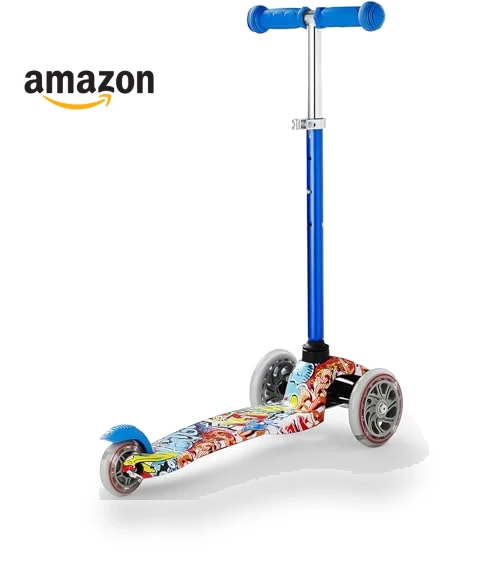 3-Wheel LED Kick Scooter — Push Scooters, CityPartner