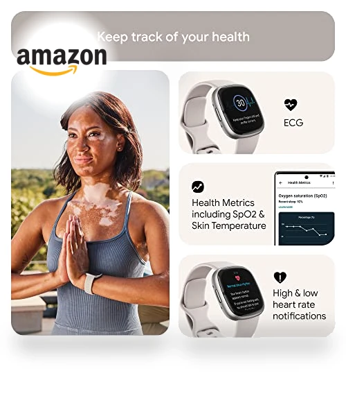 Advanced Health and Fitness Smartwatch — Smartwatches, Fitbit