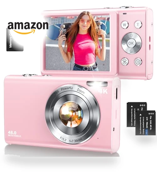 Autofocus 4K Vlogging Camera for Photography — Compact Digital Cameras, Lecnippy