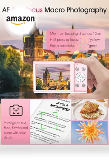 Autofocus 4K Vlogging Camera for Photography — Compact Digital Cameras, Lecnippy