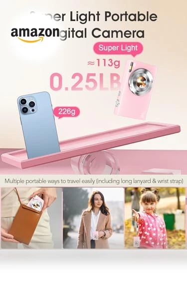 Autofocus 4K Vlogging Camera for Photography — Compact Digital Cameras, Lecnippy