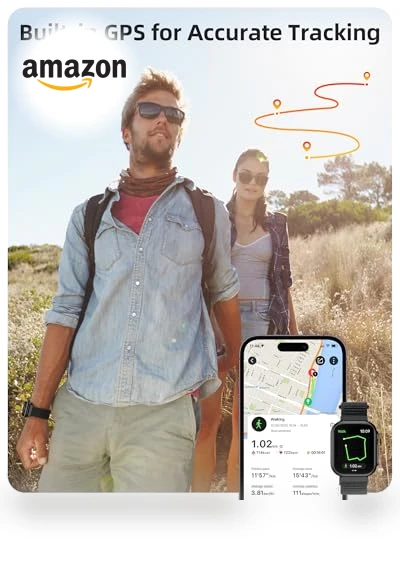 Built-in GPS Smart Watch with Bluetooth Calling — Smartwatches, Parsonver