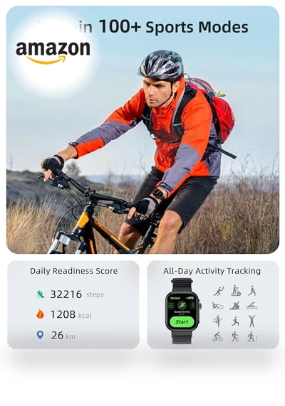 Built-in GPS Smart Watch with Bluetooth Calling — Smartwatches, Parsonver