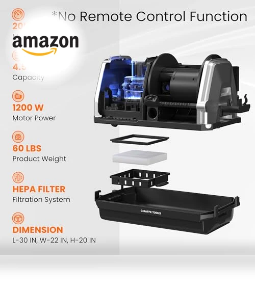 Grandstorm Retractable Vacuum Cleaner — Wet-Dry Vacuums, Giraffe Tools