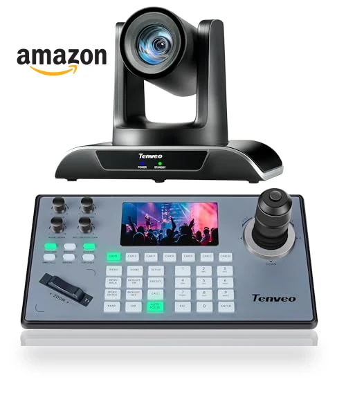 PTZ Camera and Controller Bundle — Video Production Studio, Tenveo