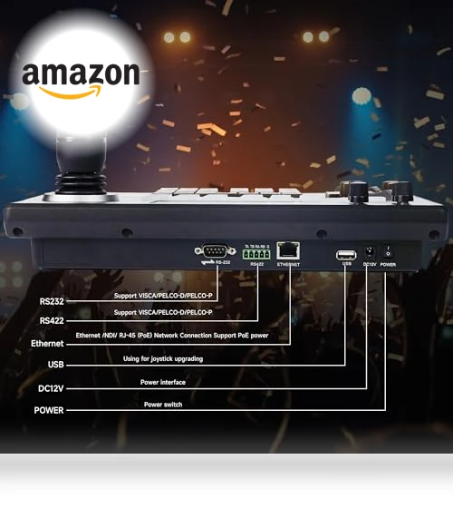 PTZ Camera and Controller Bundle — Video Production Studio, Tenveo