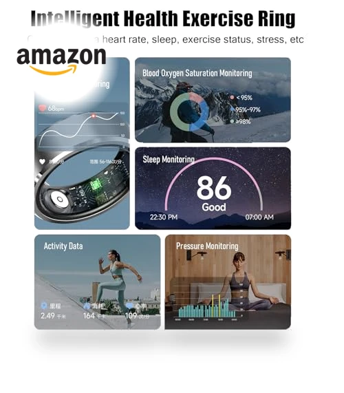 Smart Health Monitor Ring — Smart Rings, Qjijolz